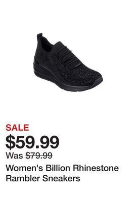 Belk Women's billion rhinestone rambler sneakers offer