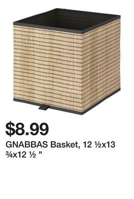 Ikea Gnabbas basket, 12 ½x13 ¾x12 ½ " offer