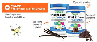 Sprouts Farmers Market Orgain Plant Protein + Collagen Powder offer