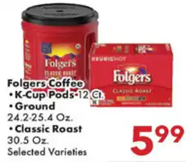 Folgers Coffee K-Cup Pod