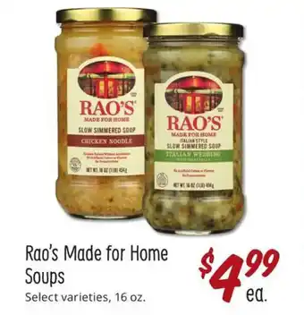 Rao's Made for Home Soups 16 oz.