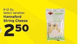 Hannaford Hannaford string cheese offer