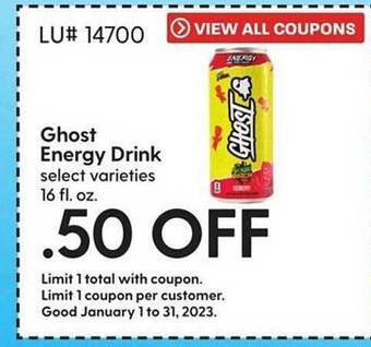 Hy-Vee Ghost energy drink offer