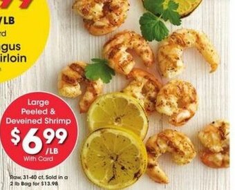 Kroger Large Peeled & Deveined Shrimp offer