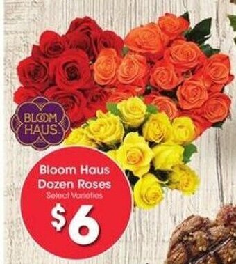 Kroger Bloom Haus Dozen Roses offer