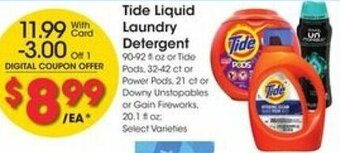 Kroger Tide Liquid Laundry Detergent offer