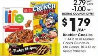 Kroger Keebler Cookies 11-14.2 oz offer