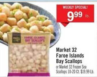 Price Chopper Market 32 faroe islands bay scallops offer
