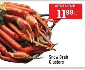 Price Chopper Snow crab clusters offer