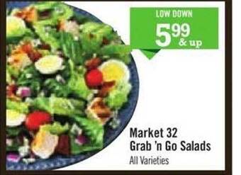 Price Chopper Market 32 grab 'n go salads offer