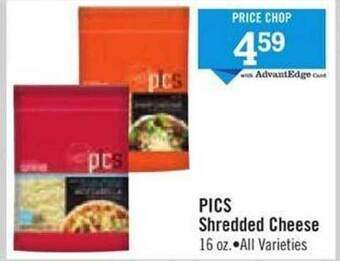 Price Chopper Pics shredded cheese offer