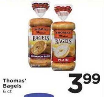 Cub Foods Thomas' bagels offer