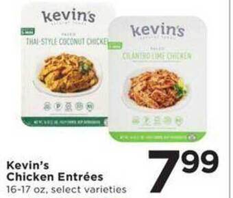 Cub Foods Kevin's chicken entrées offer