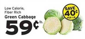Hannaford Green cabbage offer