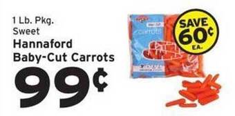 Hannaford Sweet hannaford baby-cut carrots offer