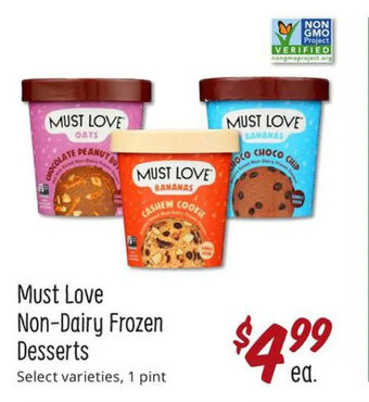 Sprouts Farmers Market Must Love Non-Dairy Frozen Desserts offer
