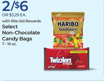 Rite Aid Select non-chocolate candy bags offer