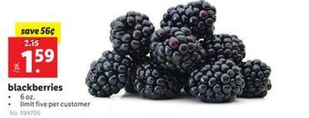Lidl Blackberries offer