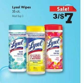 Family Dollar Lysol wipes offer