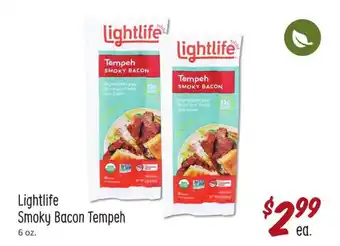 Sprouts Farmers Market Lightlife Smoky Bacon Tempeh 6 oz. offer