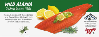 Sprouts Farmers Market Wild Alaska Sockeye Salmon Fillets offer