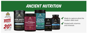 Sprouts Farmers Market Ancient Nutrition offer
