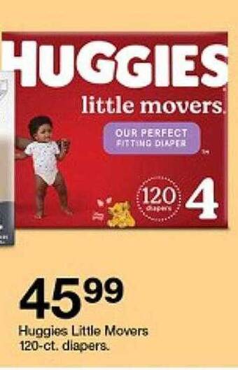 Target Huggies little movers diapers offer