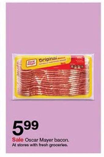 Target Oscar mayer bacon offer