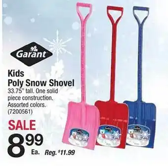 Ace Hardware Garant kids poly snow shovel offer