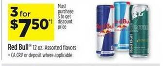 Dollar General Red bull energy drink offer