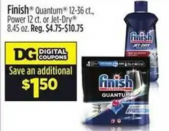 Dollar General Finish quantum, power or jet-dry offer