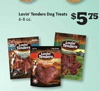 Family Dollar Lovin' tenders dog treats offer