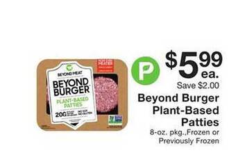 Fairway Store Market Beyond burger plant-based patties offer
