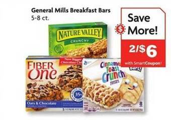 Family Dollar General mills breakfast bars offer