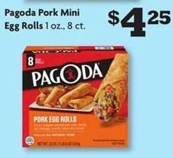 Family Dollar Pagoda pork mini egg rolls offer