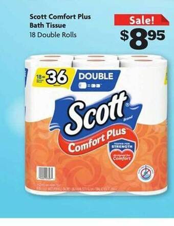 Family Dollar Scott comfort plus bath tissue offer