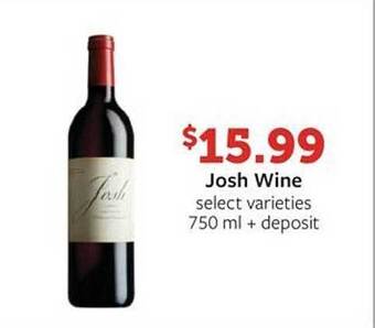 Fareway Josh wine offer