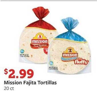 Fareway Mission fajita tortillas offer
