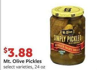 Fareway Mt. olive pickles offer