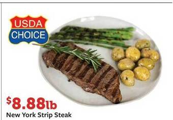 Fareway Usda choice new york strip steak offer