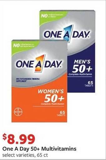 Fareway One a day 50+ multivitamins offer