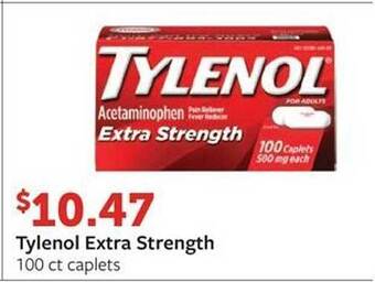 Fareway Tylenol extra strength offer