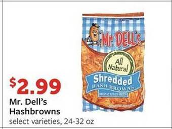 Fareway Mr. dell's hashbrowns offer