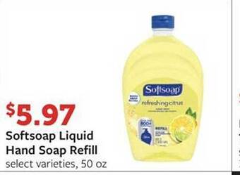 Fareway Softsoap liquid hand soap refill offer