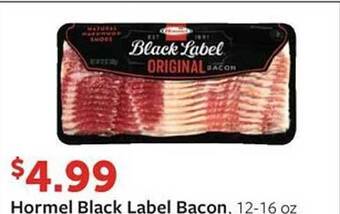 Fareway Hormel black label bacon offer