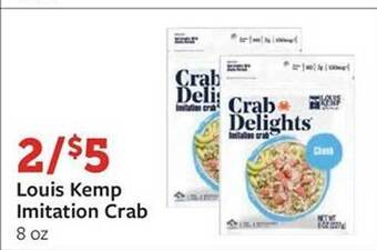 Fareway Louis kemp imitation crab offer