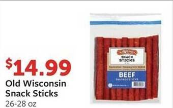Fareway Old wisconsin snack sticks offer