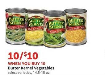 Fareway Butter kernel vegetables offer