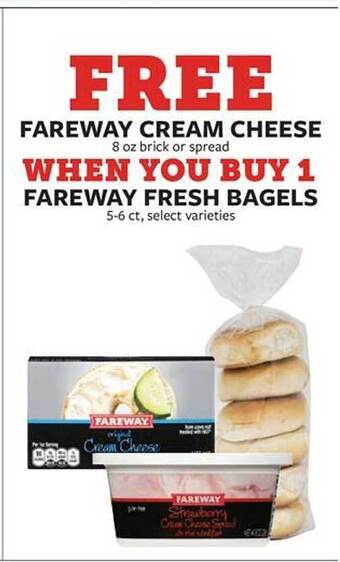 Fareway Fareway cream cheese offer