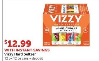 Fareway Vizzy hard seltzer offer